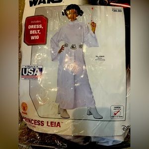 Princess Leia costume AND wig too!